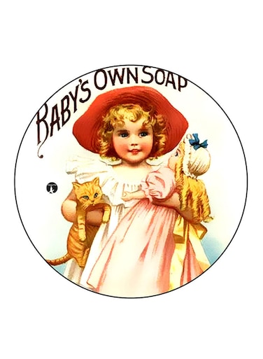 Vintage Art Printed Fridge Magnet Multicolour