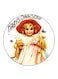Vintage Art Printed Fridge Magnet Multicolour