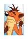 Printed Fridge Magnet Multicolour 8.5x0.4x5.5cm