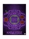 Metal Plate Of The Anime Digimon Poster Purple/Orange