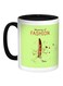 Meaning Of Fashion Printed Coffee Mug Green/Black/White 11ounce