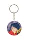 Anime Adnan And Lina Printed Keychain Multicolour