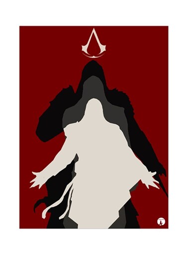 Video Game Assassin's Creed Metal Plate Poster Multicolour 15x20centimeter