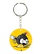 Double Sided Bomb Printed Keychain