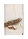 Printed Fridge Magnet White/Brown 8.5x0.4x5.5cm