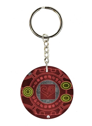 Double Sided Anime Digim0n Printed Keychain