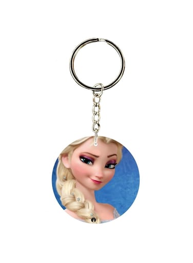 Cartoon Themed Single Sided Keychain