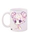 Cartoon Girl Printed Coffee Mug White/Pink/Beige
