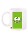 Cut The Rope Printed Mug White/Green/Black Standard Size