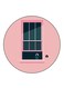 Window Printed Fridge Magnet Round Multicolour