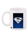 Superman Icon Printed Mug White/Blue Standard Size