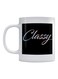 Classy Printed Mug White/Black/Blue