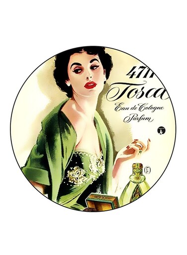 Vintage Art Printed Fridge Magnet Multicolour