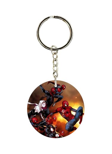 Spiderman Printed Keychain