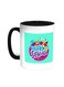 Back To School Printed Coffee Mug Black/White 11ounce