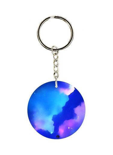 Galaxy Printed Keychain