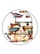 Food Printed Fridge Magnet Multicolour