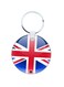 The British Flag Wooden Keychain