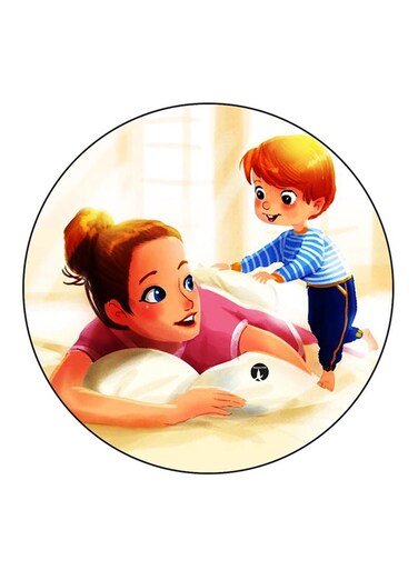 Mother Printed Fridge Magnet Multicolour