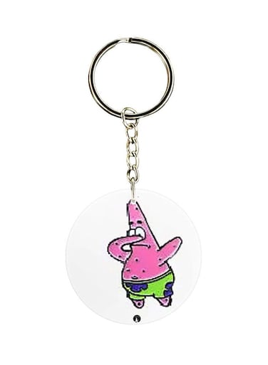 Printed Single Sided Keychain