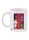 Cartoon Printed Coffee Mug White/Blue/Purple 11ounce