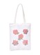 Printed Shopping Tote Bag White