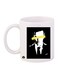 Sherlock Printed Mug White/Black