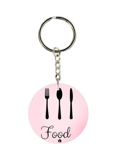 Printed Single Sided Keychain