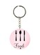 Printed Single Sided Keychain