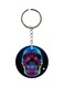 Skull Printed Double Sided Keychain