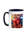 Iron Man Printed Coffee Mug Blue/White 11ounce