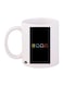 The Video Game Pac Man Printed Coffee Mug White/Black/Orange