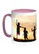 Childhood Beauty Printed Coffee Mug Pink/Yellow/White 11ounce