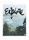 Printed Metal Plate Poster Multicolour 15x20cm