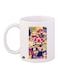 Random Stuff Printed Mug White Red Blue Standard Size