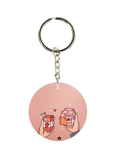 Printed Single Sided Keychain