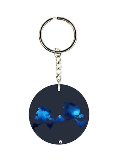 Double Sided Sonic Printed Keychain