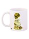 Anime Printed Coffee Mug White/Beige/Black