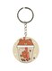 Double Sided Bear Themed Printed Keychain