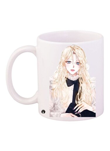 Anime Printed Coffee Mug White/Black/Brown