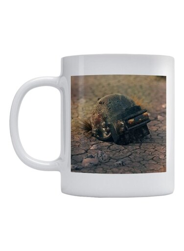 PUBG Printed Mug White/Brown/Beige