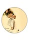 Vintage Art Printed Fridge Magnet Multicolour