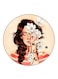 Girl Printed Fridge Magnet Multicolour