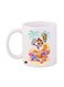 Crash-The Video Game Printed Mug White/Pink/Yellow 11ounce