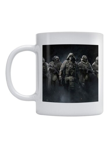 Tom Clancys Printed Mug White/Grey/Black