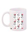 Love Printed Coffee Mug White/Black/Red 11ounce
