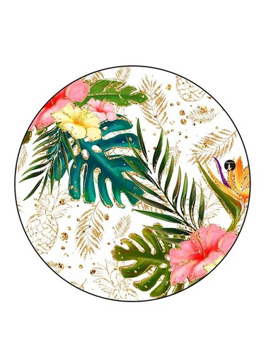 Flowers Printed Fridge Magnet Multicolour