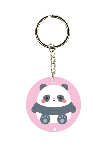 Panda Printed Keychain