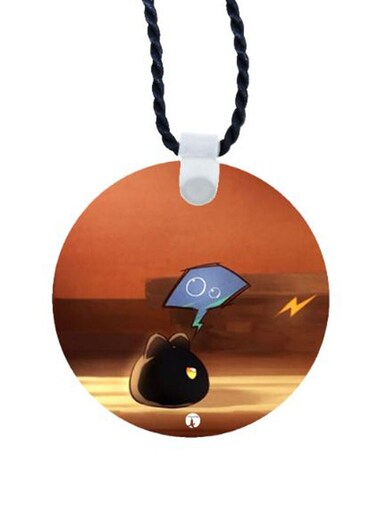 Printed Car Mirror Pendant