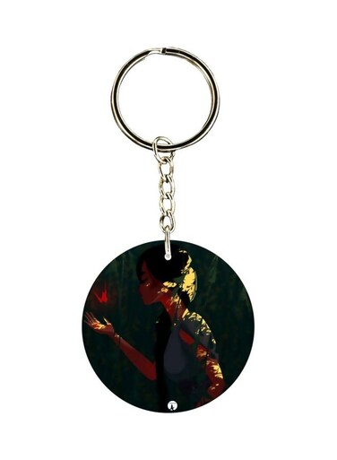 Cartoon Printed Keychain